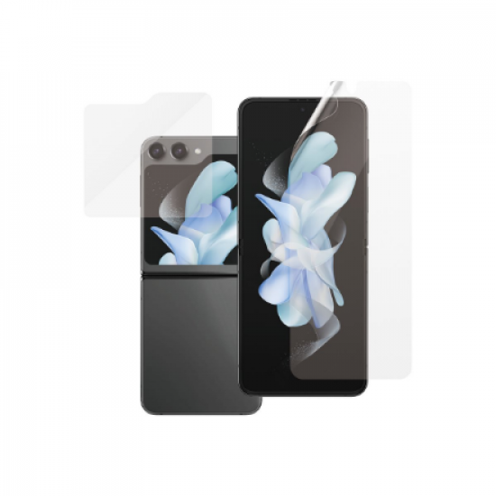 PanzerGlass | Screen protector | Samsung | Z flip5 CF AB | Thermoplastic polyurethane (TPU); Tempered glass; Polyethylene terephthalate (PET) | Transparent
