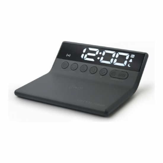 Muse | Radio with a wireless charger | M-168 WI | Black | Portable