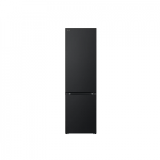 LG | Refrigerator | GBV5240CEP | Energy efficiency class C | Free standing | Combi | Height 203 cm | No Frost system | Fridge net capacity 277 L | Freezer net capacity 110 L | Display | 35 dB | Matte Black
