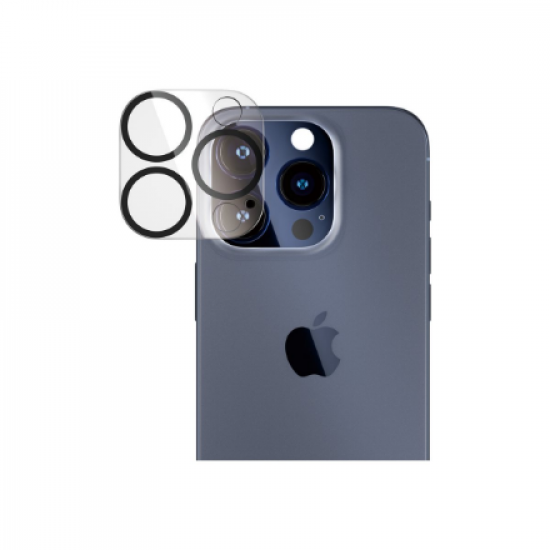 PanzerGlass | PicturePerfect | Lens protection | Apple | iPhone 15 Pro/15 Pro Max | Glass | Black