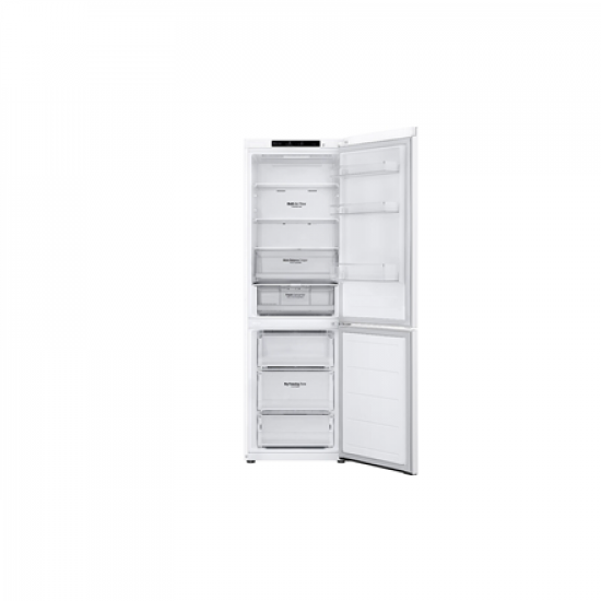 LG | Refrigerator | GBV3100DSW | Energy efficiency class D | Free standing | Combi | Height 186 cm | Fridge net capacity 234 L | Freezer net capacity 110 L | Display | 35 dB | White