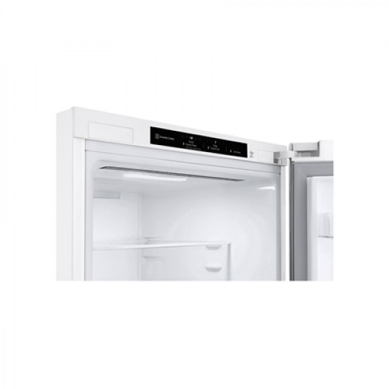 LG | Refrigerator | GBV3100DSW | Energy efficiency class D | Free standing | Combi | Height 186 cm | Fridge net capacity 234 L | Freezer net capacity 110 L | Display | 35 dB | White