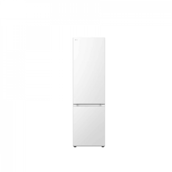 LG | Refrigerator | GBV5240DSW | Energy efficiency class D | Free standing | Combi | Height 203 cm | No Frost system | Fridge net capacity 277 L | Freezer net capacity 110 L | Display | 35 dB | White