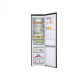 LG | Refrigerator | GBV7280CEV | Energy efficiency class C | Free standing | Combi | Height 203 cm | No Frost system | Fridge net capacity 277 L | Freezer net capacity 110 L | Display | 35 dB | Black