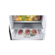 LG | Refrigerator | GBV7280CEV | Energy efficiency class C | Free standing | Combi | Height 203 cm | No Frost system | Fridge net capacity 277 L | Freezer net capacity 110 L | Display | 35 dB | Black