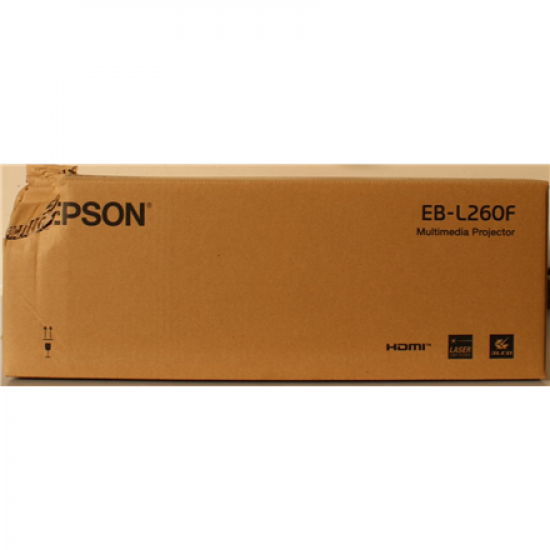 SALE OUT. Epson EB-L260F Full HD 3LCD Projector 1920x1080/4600 Lm/16:9/2500000:1, White | SALE OUT. Epson | EB-L260F | Full HD (1920x1080) | 4600 ANSI lumens | White | DAMAGED PACKAGING | Wi-Fi