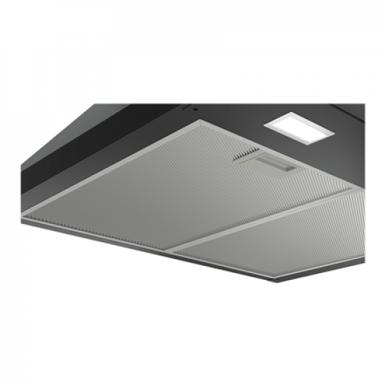 Bosch | Hood | DWP64BC60 | Wall mounted | Energy efficiency class D | Width 60 cm | 365 m³/h | Mechanical control | LED | Black