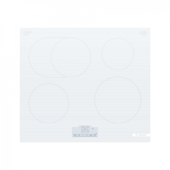 Bosch | Hob | PIF612BB1E | Induction | Number of burners/cooking zones 4 | Touch | Timer | White