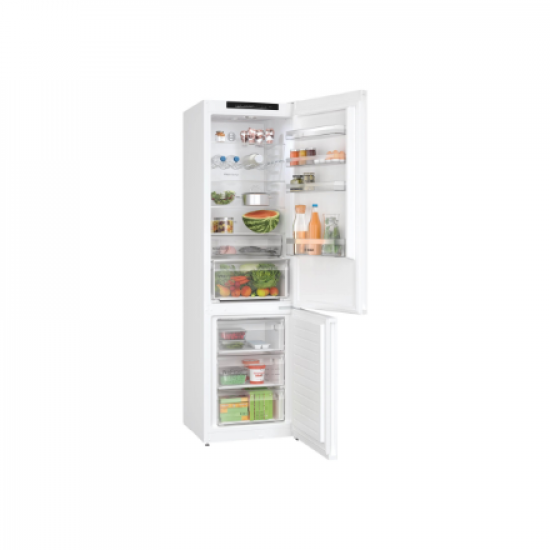 Bosch | Refrigerator | KGN392WDF Series 4 | Energy efficiency class D | Free standing | Combi | Height 203 cm | No Frost system | Fridge net capacity 260 L | Freezer net capacity 103 L | 35 dB | White