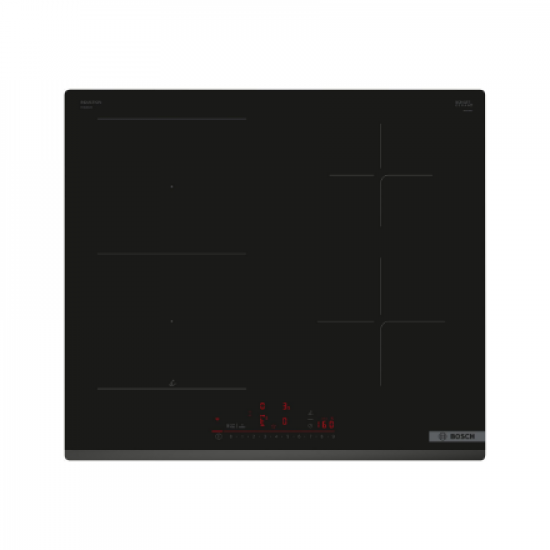 Bosch | Hob | PVS63KHC1Z Series 6 | Induction | Number of burners/cooking zones 4 | Touch | Timer | Black
