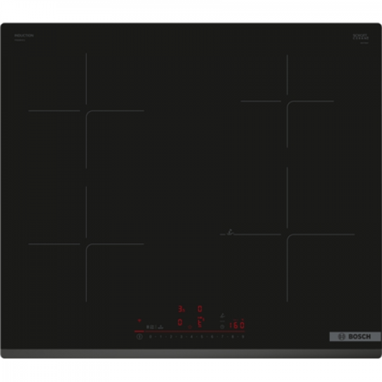 Bosch | Hob | PIE63KHC1Z | Induction | Number of burners/cooking zones 4 | Touch | Timer | Black
