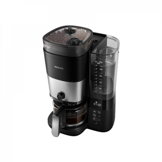 Philips | All-in-1 Brew Coffee Machine | HD7900/50 | Ground | Black/Stainless Steel
