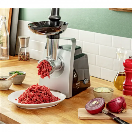 TEFAL | Meat Grinder | NE109838 | Stainless Steel/Black | 1400 W | Number of speeds 1 | Throughput (kg/min) 1.7