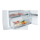 Bosch | Refrigerator | KGE49AWCA | Energy efficiency class C | Free standing | Combi | Height 201 cm | Fridge net capacity 302 L | Freezer net capacity 117 L | 38 dB | White