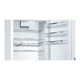 Bosch | Refrigerator | KGE49AWCA | Energy efficiency class C | Free standing | Combi | Height 201 cm | Fridge net capacity 302 L | Freezer net capacity 117 L | 38 dB | White