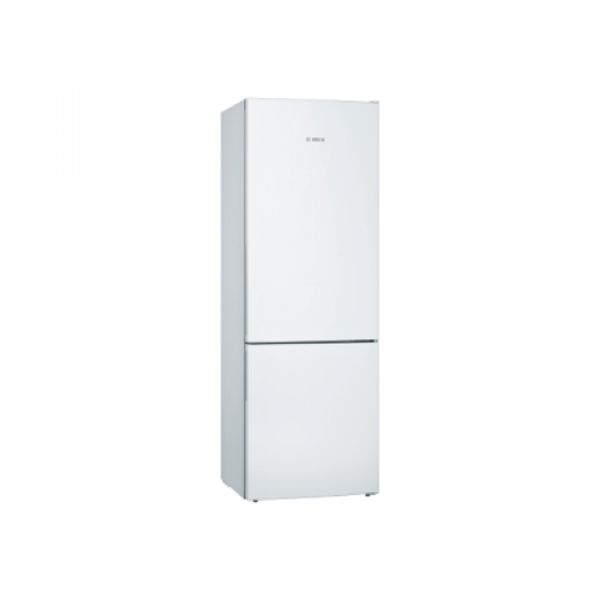 Bosch | Refrigerator | KGE49AWCA | Energy efficiency class C | Free standing | Combi | Height 201 cm | Fridge net capacity 302 L | Freezer net capacity 117 L | 38 dB | White