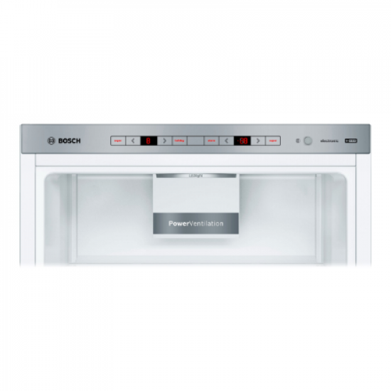 Bosch | Refrigerator | KGE49AWCA | Energy efficiency class C | Free standing | Combi | Height 201 cm | Fridge net capacity 302 L | Freezer net capacity 117 L | 38 dB | White