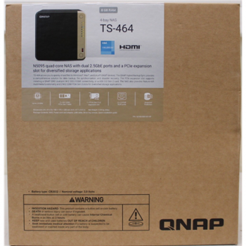SALE OUT. QNAP | 4-Bay desktop NAS | TS-464-8G | Intel Celeron | N5095 4-core | Processor frequency 2.9 GHz | 8 GB | DEMO (SCRATCHED)