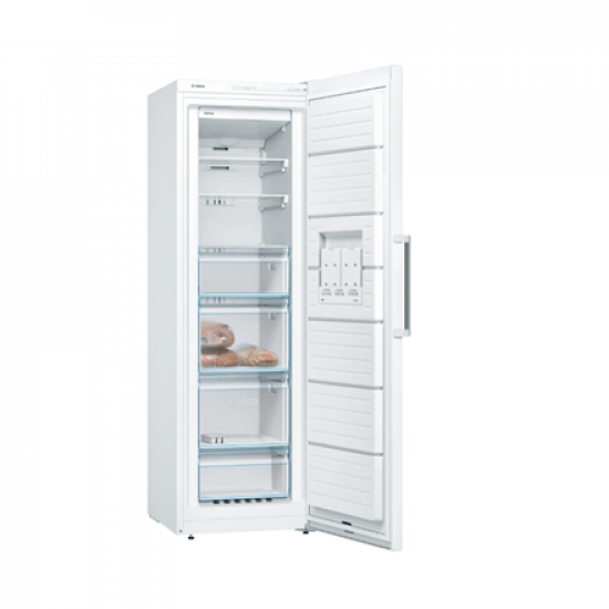Bosch | Freezer | GSN36CWEP | Energy efficiency class E | Upright | Free standing | Height 186 cm | Total net capacity 242 L | No Frost system | White