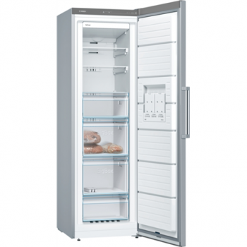 Bosch | Freezer | GSN36VIEP | Energy efficiency class E | Upright | Free standing | Height 186 cm | Total net capacity 242 L | No Frost system | Stainless steel