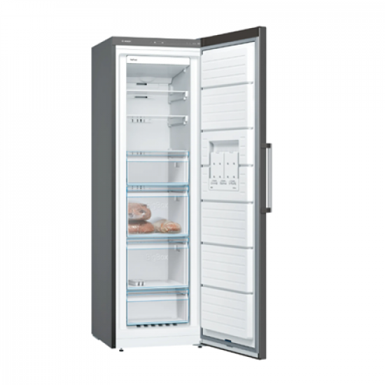 Bosch | Freezer | GSN36VXEP | Energy efficiency class E | Upright | Free standing | Height 186 cm | Total net capacity 242 L | No Frost system | Stainless steel