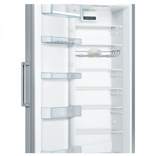 Bosch | Refrigerator | KSV36CIDP | Energy efficiency class D | Free standing | Larder | Height 186 cm | Fridge net capacity 346 L | Display | 39 dB | Stainless Steel