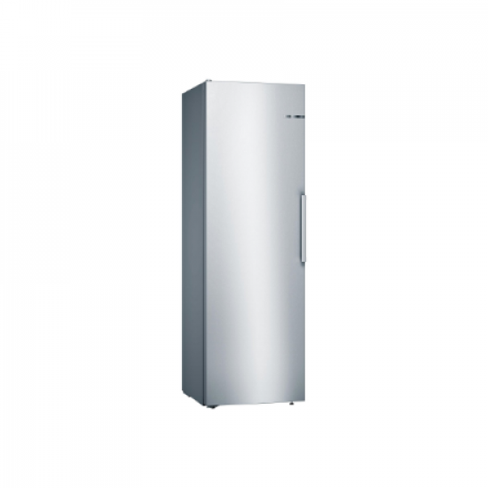 Bosch | Refrigerator | KSV36CIDP | Energy efficiency class D | Free standing | Larder | Height 186 cm | Fridge net capacity 346 L | Display | 39 dB | Stainless Steel