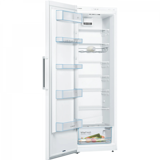 Bosch | Refrigerator | KSV36FWDP | Energy efficiency class Class D | Free standing | Height 186 cm | Fridge net capacity 346 L | 39 dB | White