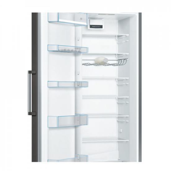 Bosch | Refrigerator | KSV36VXDP | Energy efficiency class D | Free standing | Larder | Height 186 cm | Fridge net capacity 346 L | Display | 39 dB | Black