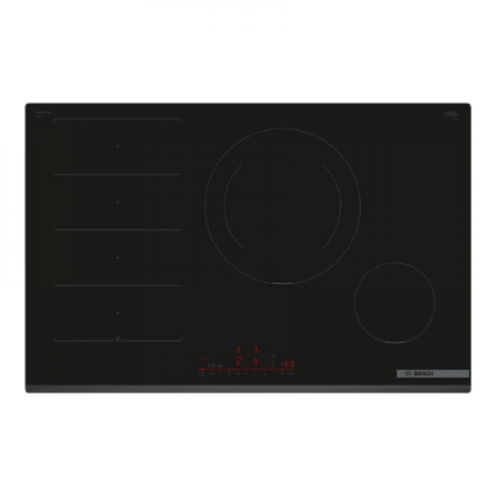 Bosch | Hob | PXE831HC1E | Induction | Number of burners/cooking zones 4 | Touch | Timer | Black