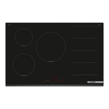 Bosch | Hob | PXV831HC1E | Induction | Number of burners/cooking zones 5 | Touch | Timer | Black