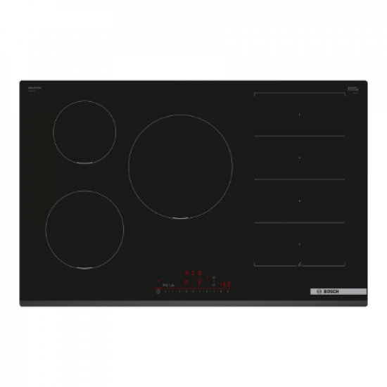 Bosch | Hob | PXV831HC1E | Induction | Number of burners/cooking zones 5 | Touch | Timer | Black