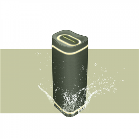 Energy Sistem | Speaker with RGB LED Lights | Yume ECO | 15 W | Waterproof | Bluetooth | Green | Portable | Wireless connection