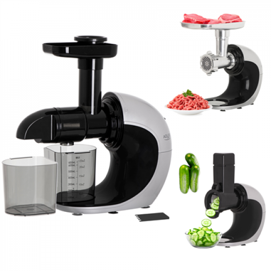 Adler | Slow-speed juicer 3in1 - Meat mincer, Juicer, Vegetable grater | AD 4131 | Type  Slow Juicer | Stainless Steel | 150 W | Number of speeds 1 | 90-105 RPM