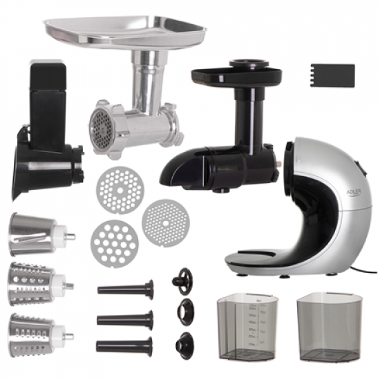 Adler | Slow-speed juicer 3in1 - Meat mincer, Juicer, Vegetable grater | AD 4131 | Type  Slow Juicer | Stainless Steel | 150 W | Number of speeds 1 | 90-105 RPM