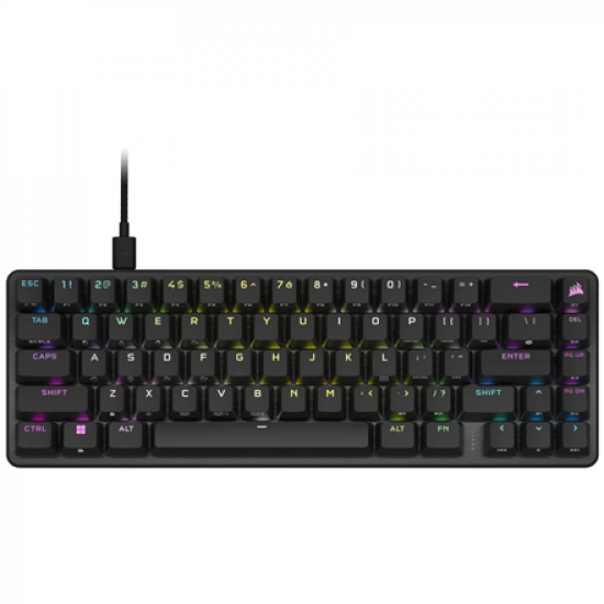 Corsair | K65 PRO MINI RGB | Mechanical Gaming Keyboard | Wired | NA | USB Type-A | 600 g | OPX