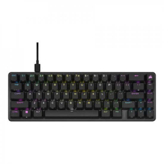 Corsair | K65 PRO MINI RGB | Mechanical Gaming Keyboard | Wired | NA | USB Type-A | 600 g | OPX