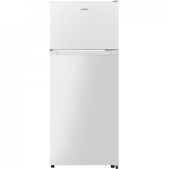Gorenje | Refrigerator | RF212EPW4 | Energy efficiency class E | Free standing | Double Door | Height 117 cm | Fridge net capacity 96 L | Freezer net capacity 28 L | 36 dB | White