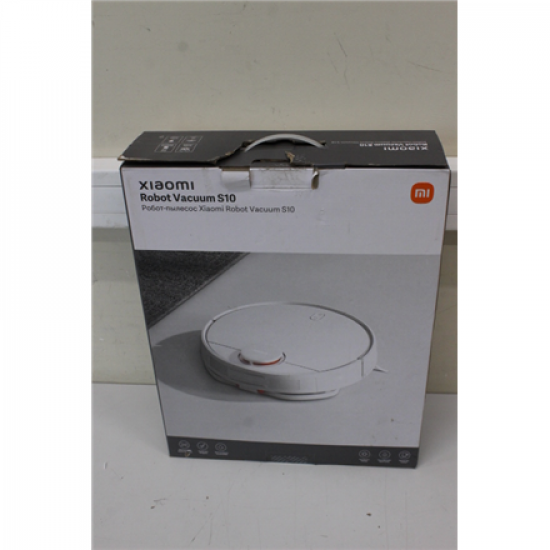 SALE OUT.  | SALE OUT. Xiaomi | Robot Vacuum | S10 EU | Wet&Dry | Operating time (max) 130 min | Lithium Ion | 3200 mAh | Dust capacity 0.30 L | 4000 Pa | White | USED AS DEMO, DAMAGED PACKAGING, MISSING POWER STATION