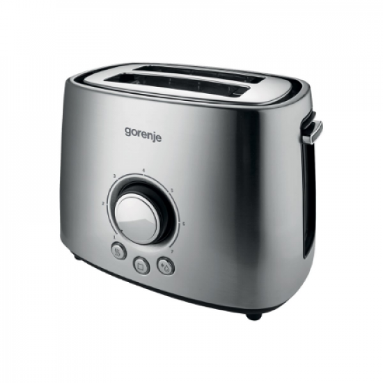 Gorenje | Toaster | T1000E | Power 1000 W | Number of slots 2 | Housing material  Metal | Stainless Steel