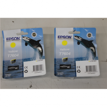 Epson T7604 | Ink Cartridge | Yellow | DAMAGED PACKAGING