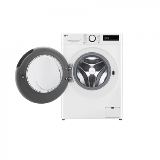 LG | Washing machine | F2WR508SWW | Energy efficiency class A | Front loading | Washing capacity 8 kg | 1200 RPM | Depth 47.5 cm | Width 60 cm | Display | LED | Steam function | Direct drive | White