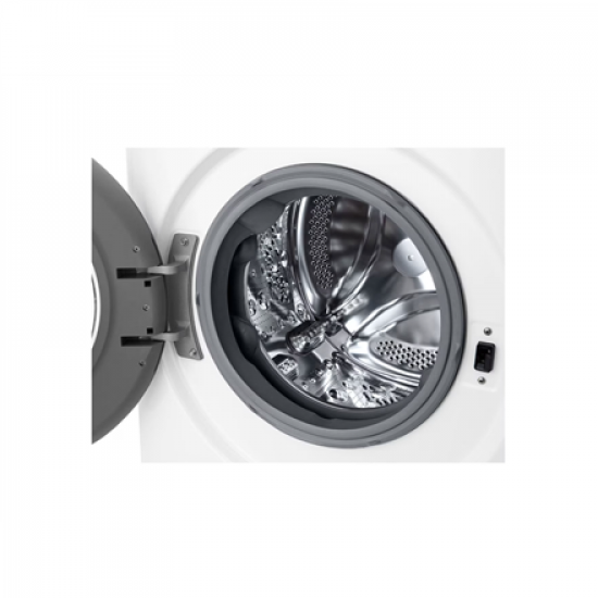 LG | Washing machine | F2WR508SWW | Energy efficiency class A | Front loading | Washing capacity 8 kg | 1200 RPM | Depth 47.5 cm | Width 60 cm | Display | LED | Steam function | Direct drive | White
