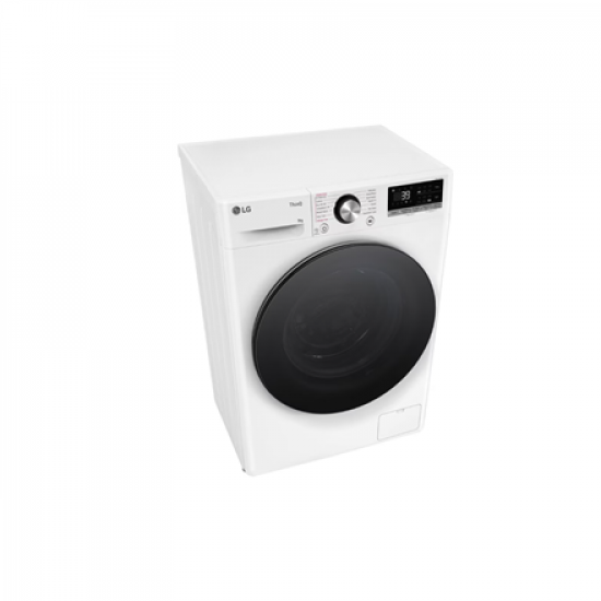 LG | Washing machine | F2WR709S2W | Energy efficiency class A | Front loading | Washing capacity 9 kg | 1200 RPM | Depth 47.5 cm | Width 60 cm | LED | Steam function | Direct drive | Wi-Fi | White