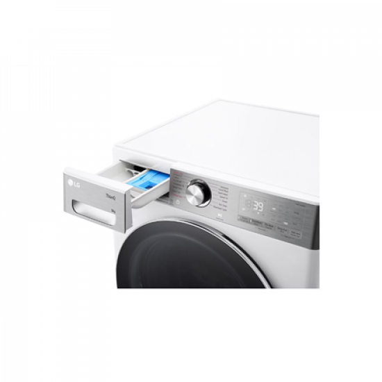 LG | Washing Machine | F2WR909P3W | Energy efficiency class A | Front loading | Washing capacity 9 kg | 1200 RPM | Depth 47.5 cm | Width 60 cm | LED | Steam function | Direct drive | Wi-Fi | White