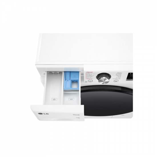 LG | Washing Machine | F4WR711S2W | Energy efficiency class A | Front loading | Washing capacity 11 kg | 1400 RPM | Depth 55.5 cm | Width 60 cm | Display | LED | Steam function | Direct drive | Wi-Fi | White