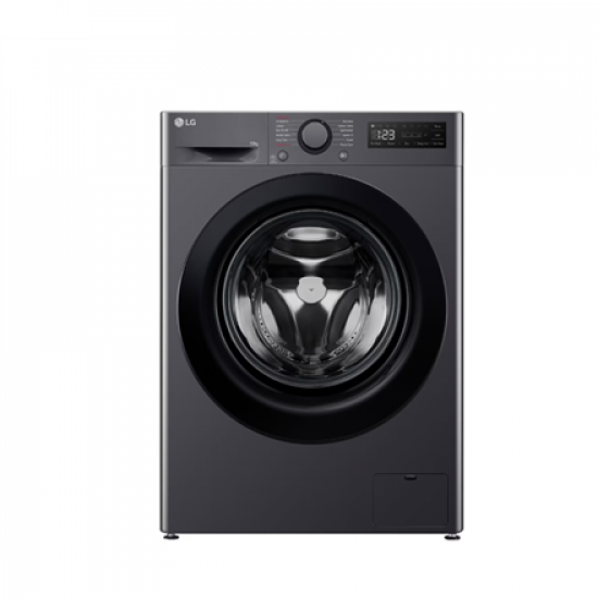 LG | Washing Machine | F4WR510SBM | Energy efficiency class A | Front loading | Washing capacity 10 kg | 1400 RPM | Depth 57 cm | Width 60 cm | Display | LED | Steam function | Black