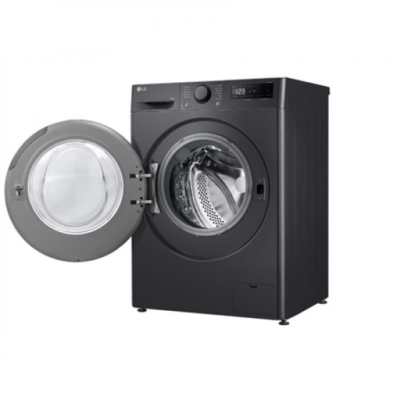 LG | Washing Machine | F4WR510SBM | Energy efficiency class A | Front loading | Washing capacity 10 kg | 1400 RPM | Depth 57 cm | Width 60 cm | Display | LED | Steam function | Black