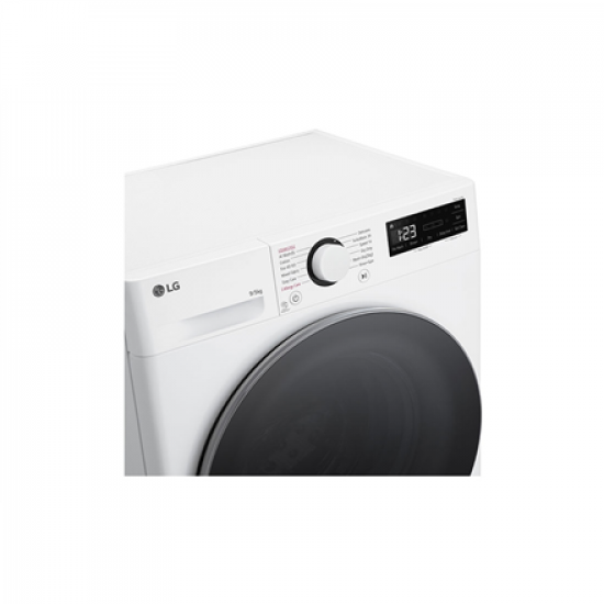 LG | Washing machine with dryer | F2DR509S1W | Energy efficiency class A | Front loading | Washing capacity 	9 kg | 1200 RPM | Depth 47.5 cm | Width 60 cm | Display | Rotary knob + LED | Drying system | Drying capacity 5 kg | Steam function | Direct drive