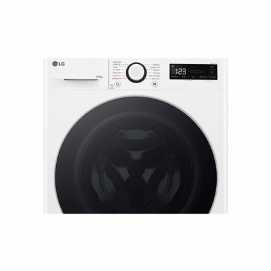 LG | Washing machine with dryer | F2DR509S1W | Energy efficiency class A | Front loading | Washing capacity 	9 kg | 1200 RPM | Depth 47.5 cm | Width 60 cm | Display | Rotary knob + LED | Drying system | Drying capacity 5 kg | Steam function | Direct drive